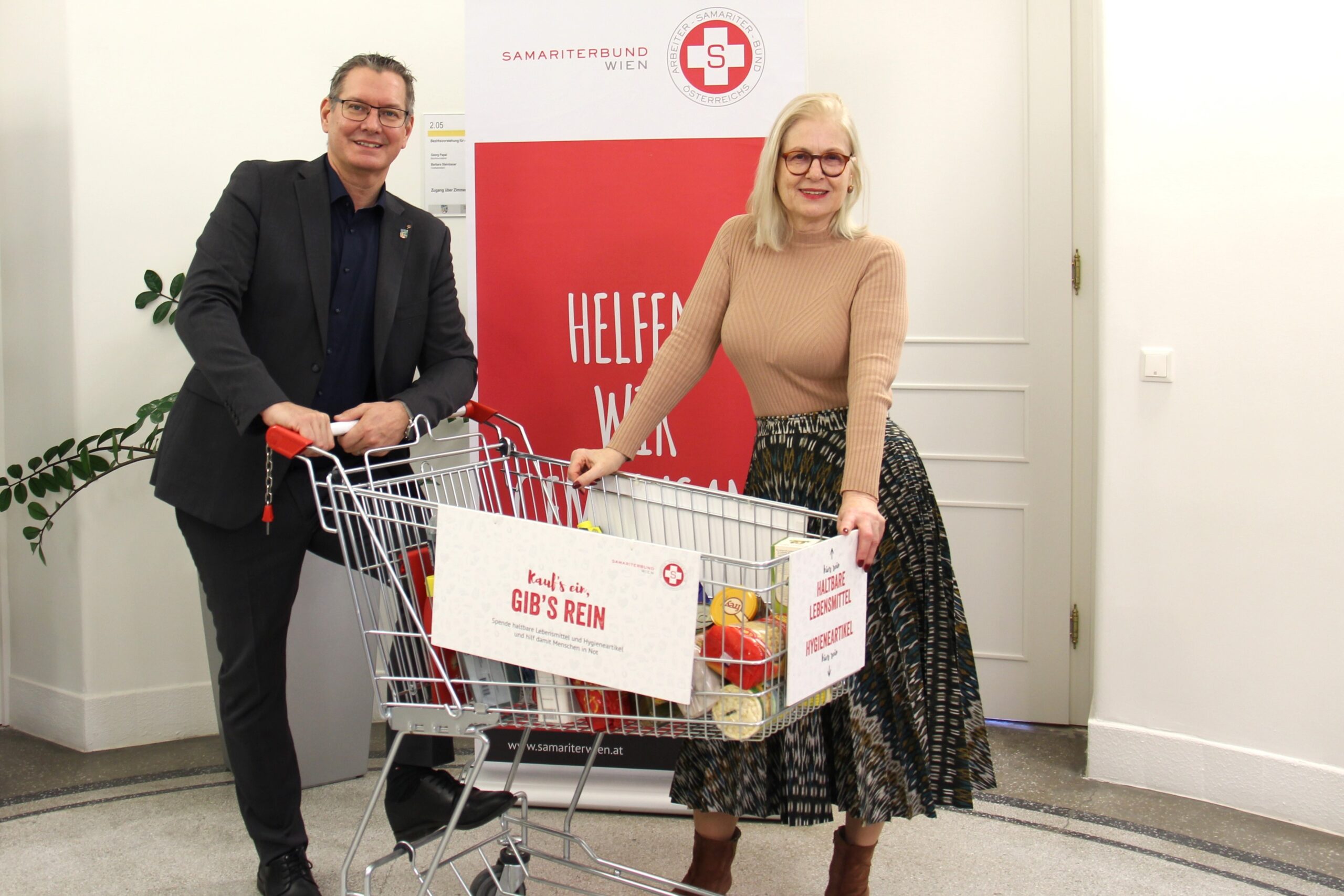 Floridsdorf: Lebensmittel spenden und helfen