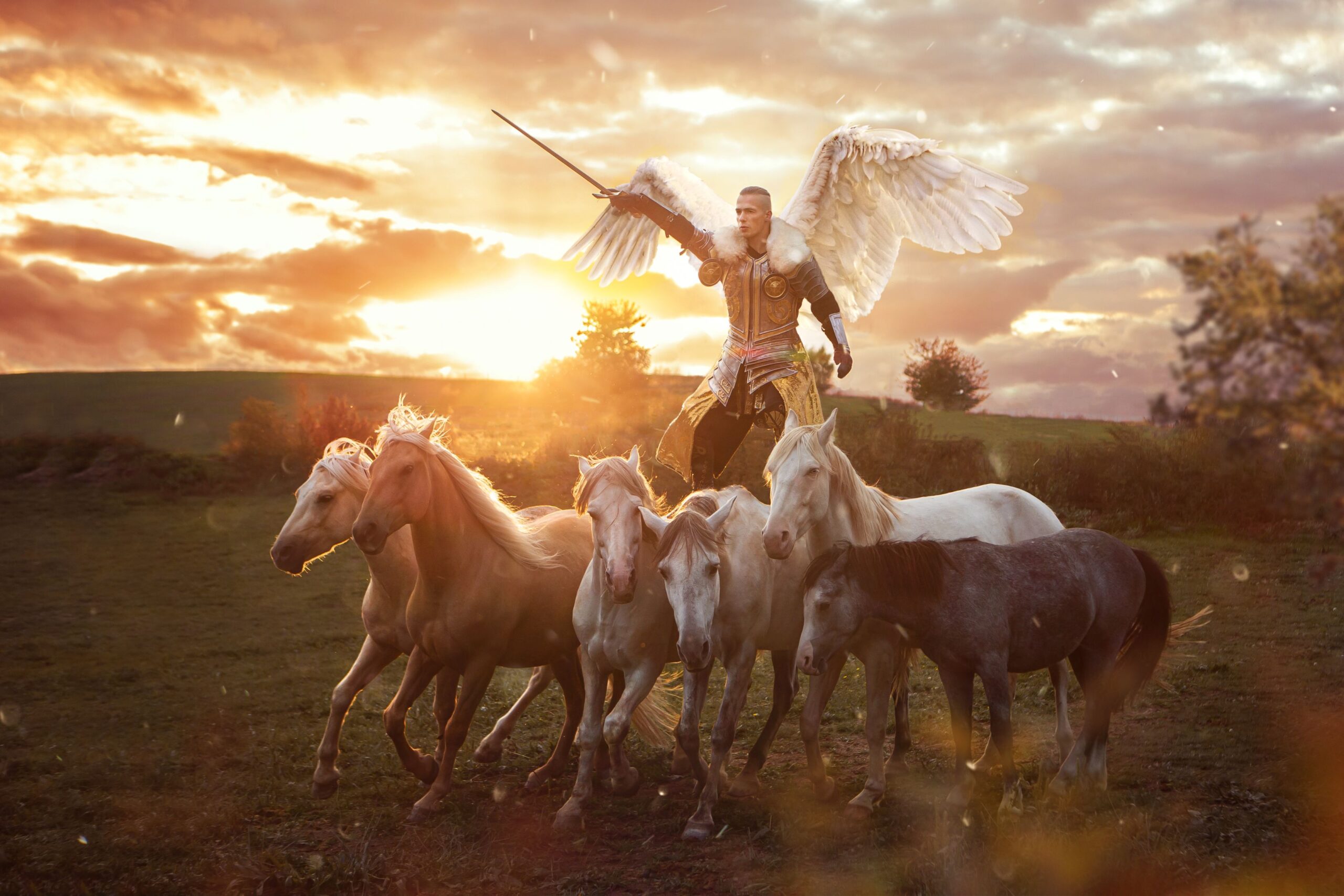 Maibaumfest und mystische Pferdeshow auf Schloss Hof