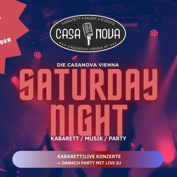 CasaNova Saturday Night – Sommer Special mit Stefan Haider