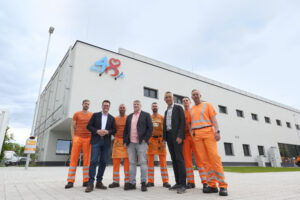 Gebäude uas Recyclingbeton