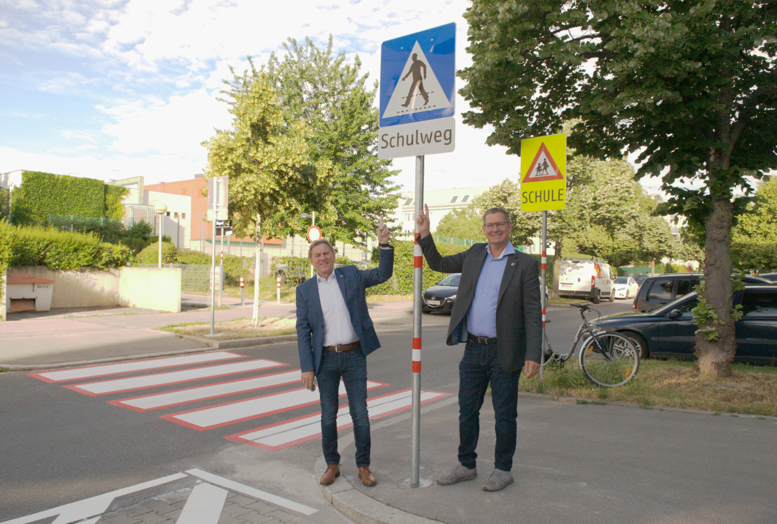 Neuer Zebrastreifen in der Kummergasse soll helfen