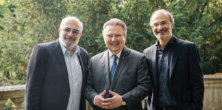 Michael Niavarani, Bürgermeister Michael Ludwig, Georg Hoanzl
