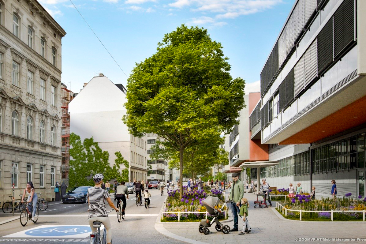 Radweg: Zwei Diskussionen in der Seeböckgasse