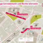 Grafik Getreidemarkt-Operngasse-Rechte Wienzeile