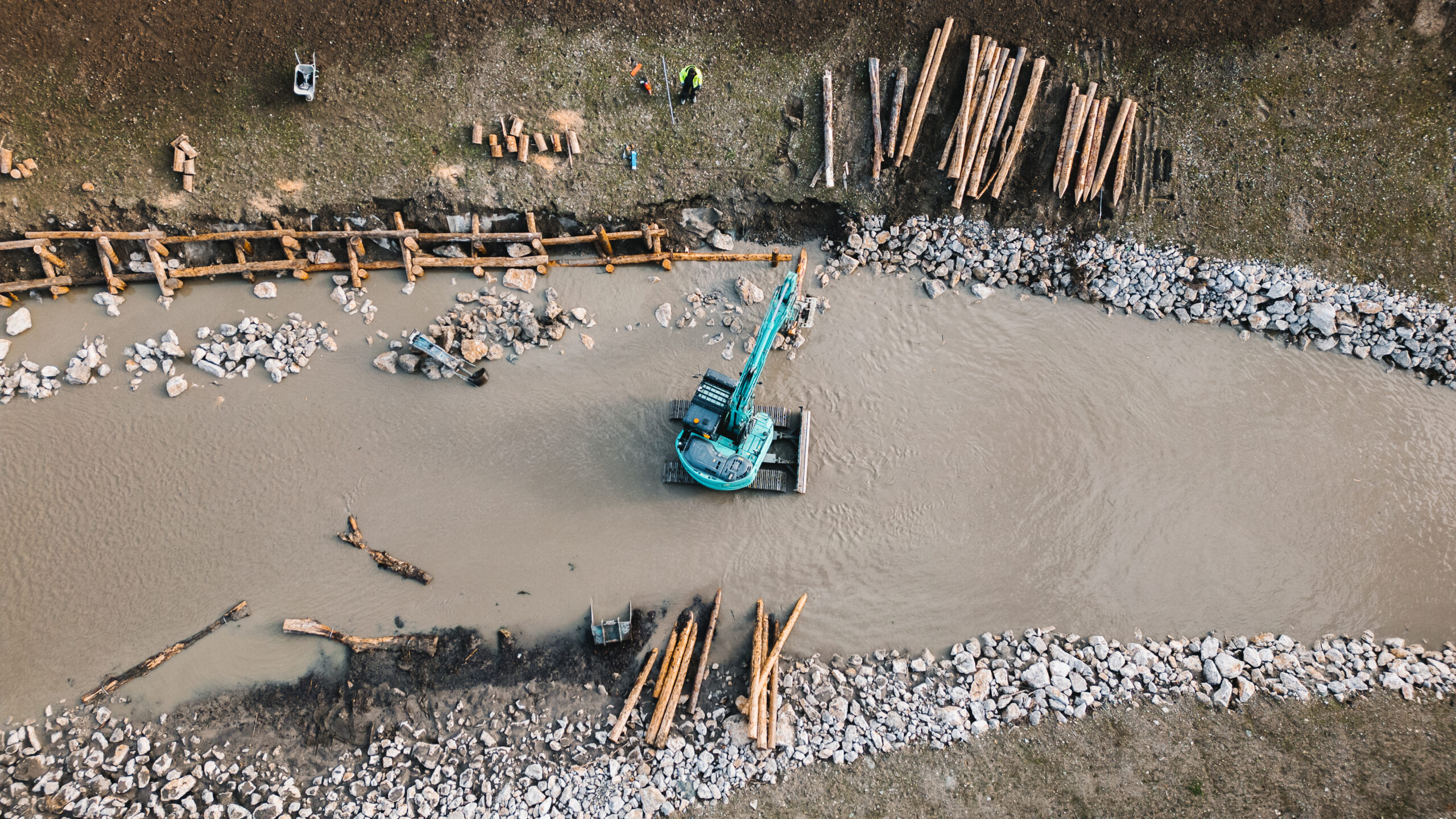 Der Liesingbach kehrt wieder zur Natur zurück