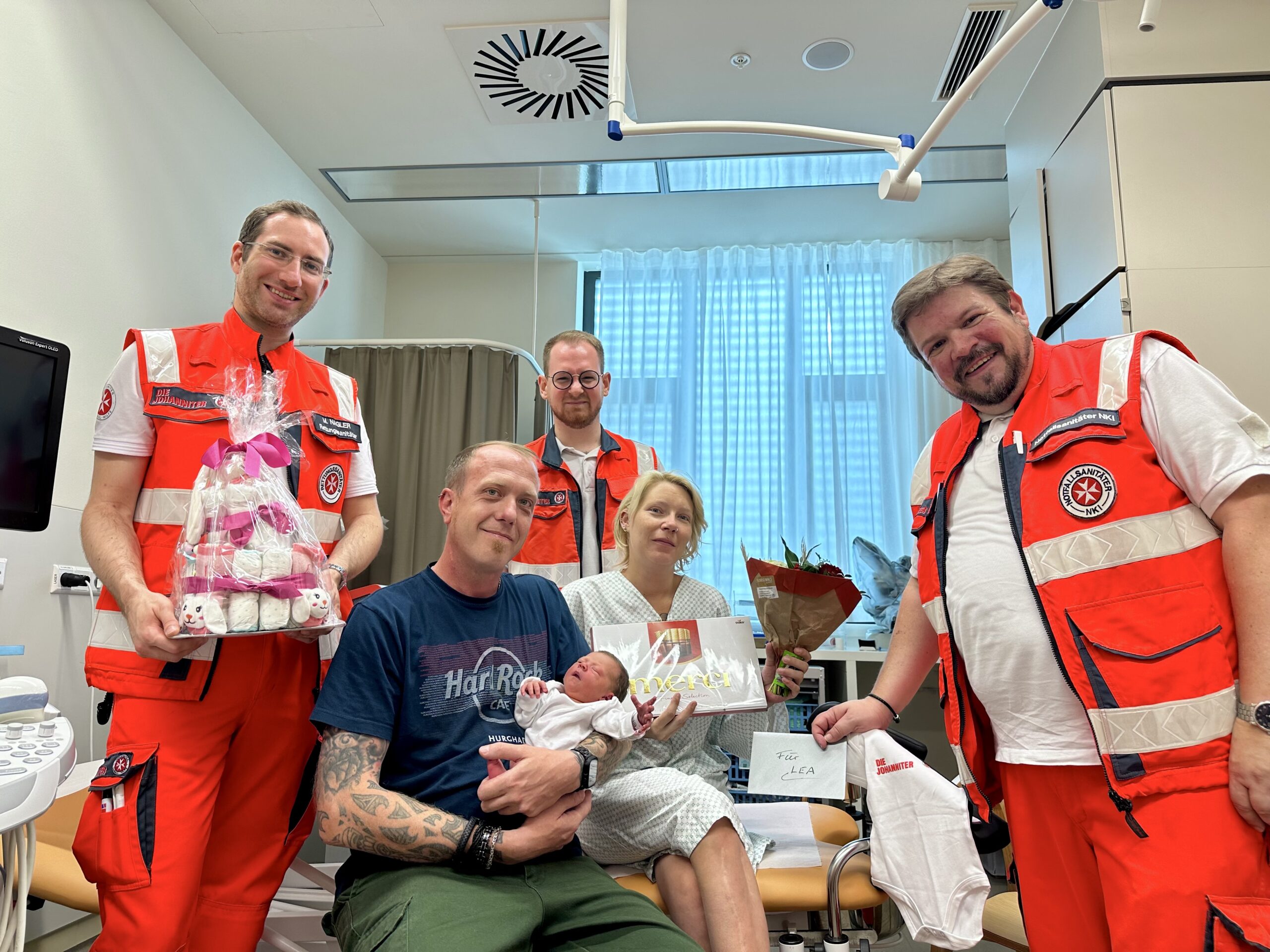 Das Baby wollte nicht warten: Johanniter reagierten rasch