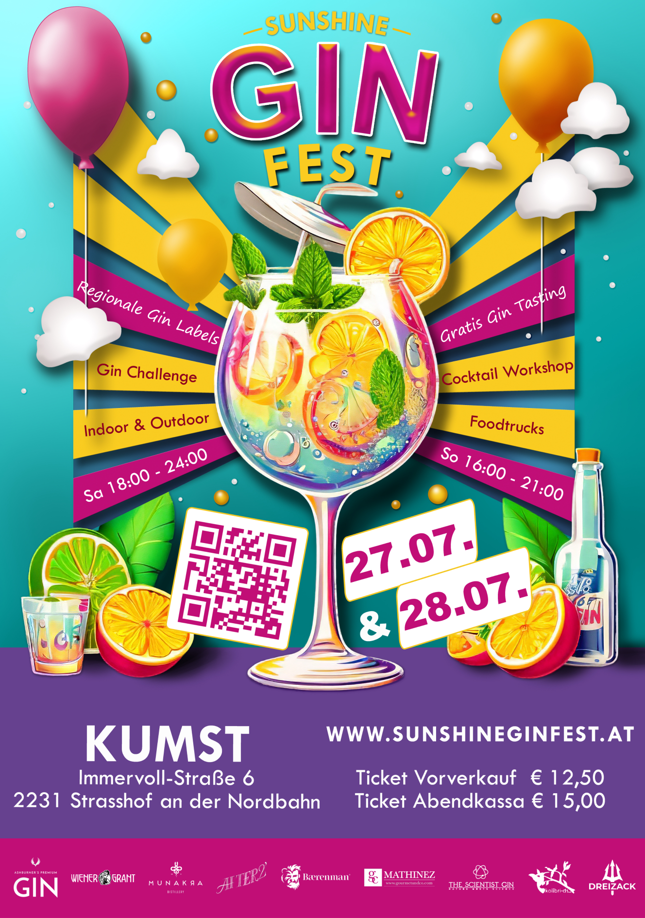 Sunshine-Gin-Fest: Highlight für Gin-Liebhaber