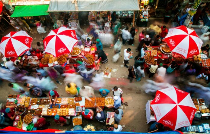 Markt Streetfood Asien