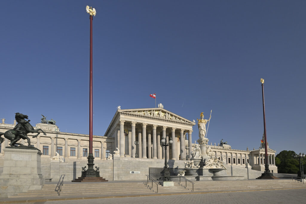 Das Parlament (© Parlamentsdirektion/Johannes Zinner).