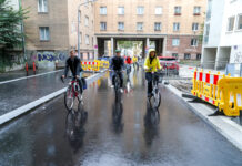 Sima/Fabisch: 1,2 km lange, klimafitte Fahrradachse durch die Josefstadt ab heute befahrbar! © Stadt Wien/Christiasn Fürthner