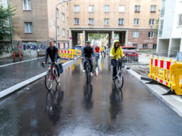 Sima/Fabisch: 1,2 km lange, klimafitte Fahrradachse durch die Josefstadt ab heute befahrbar! © Stadt Wien/Christiasn Fürthner