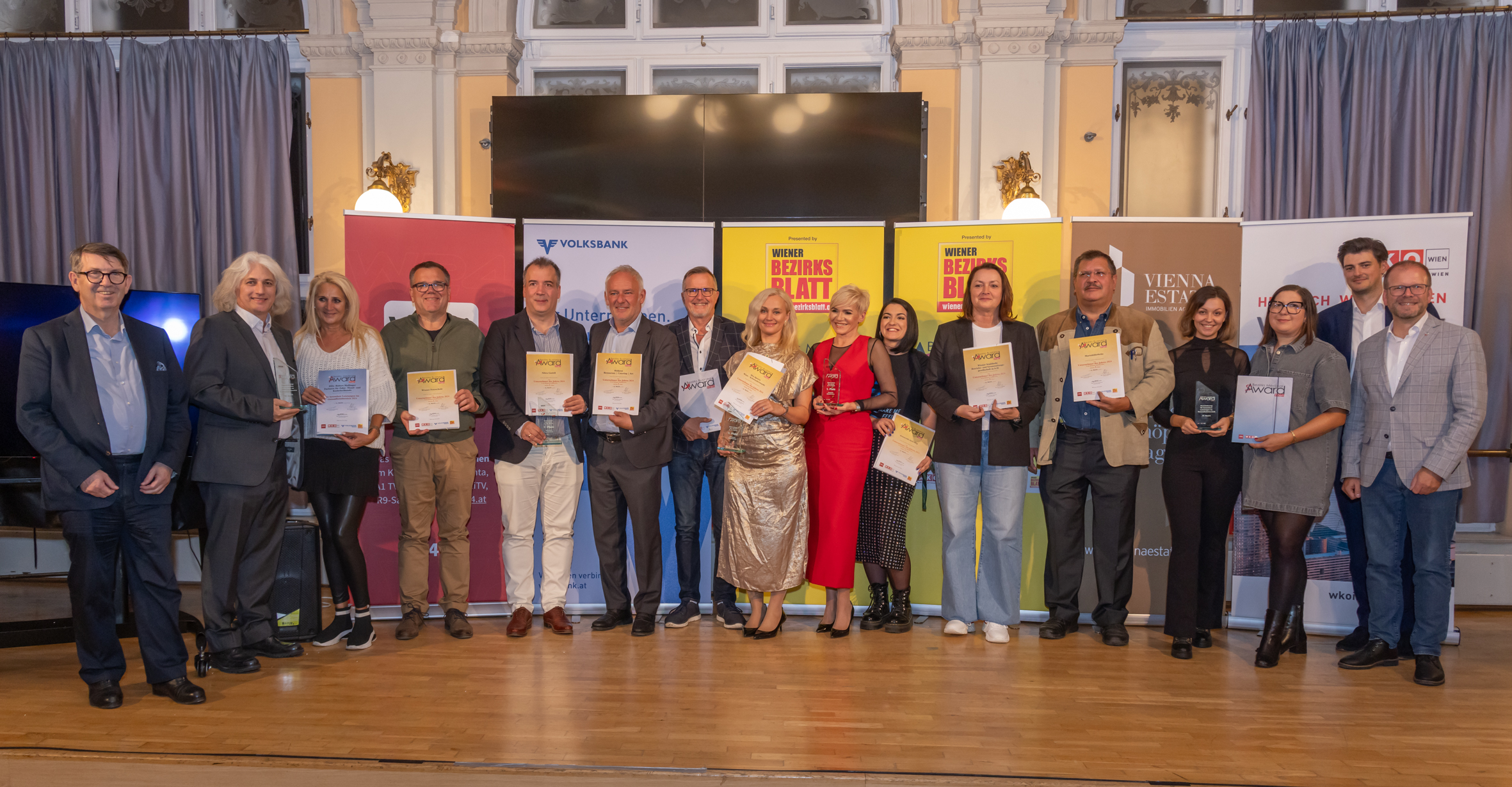 Business Awards im 15. Bezirk: So sehen Sieger aus!