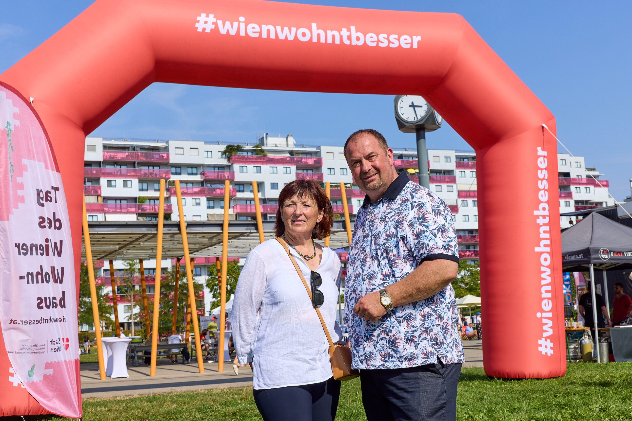 Volles Haus im Park beim 5. Tag des Wiener Wohnbaus