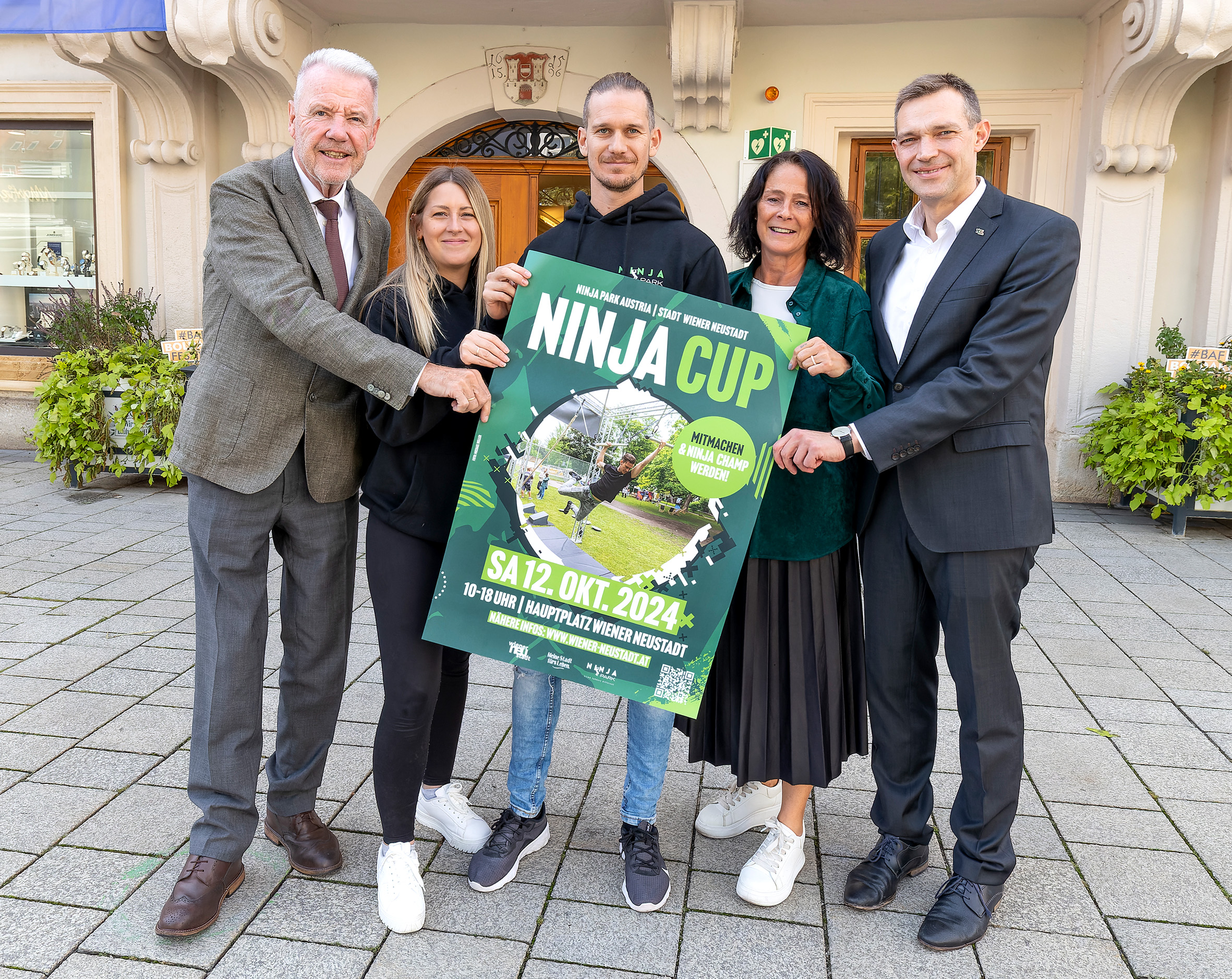 Wiener Neustadt: Erster Ninja-Cup am Hauptplatz