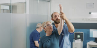 Senioren Übung Krankenhaus