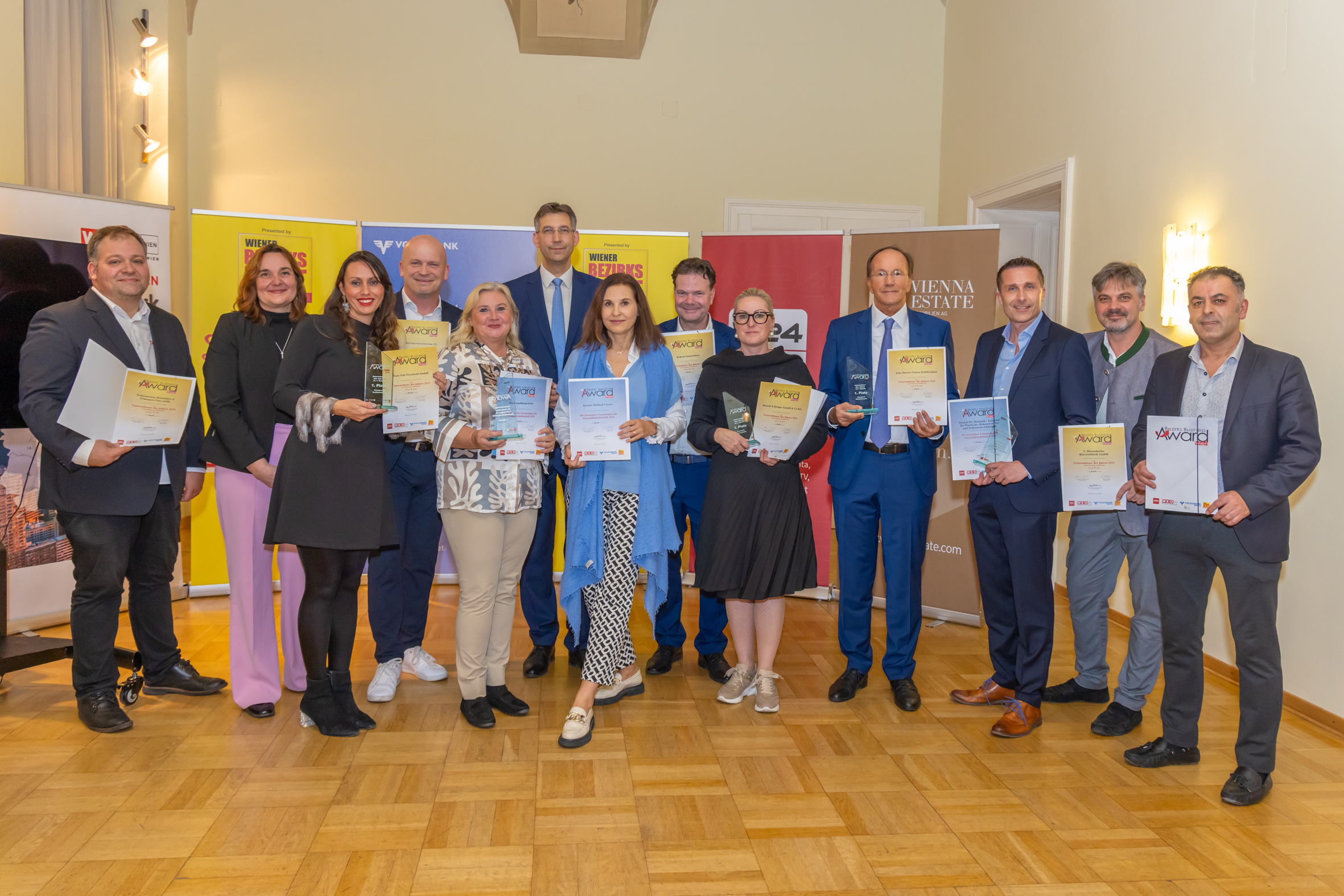 Innere Stadt feiert Bezirks Business Award!
