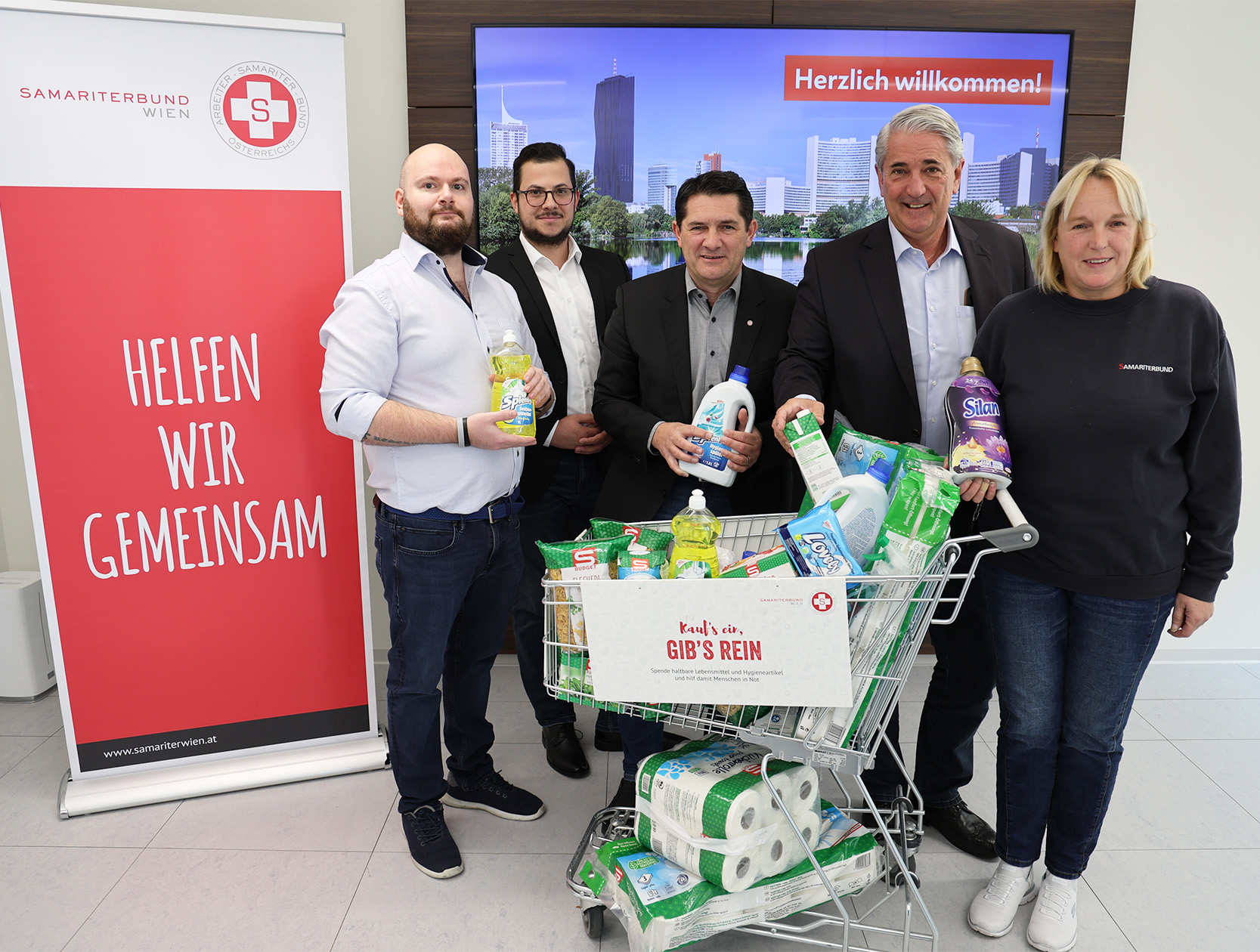 Donaustadt mit dabei: „Kauf’s ein, gib’s rein“