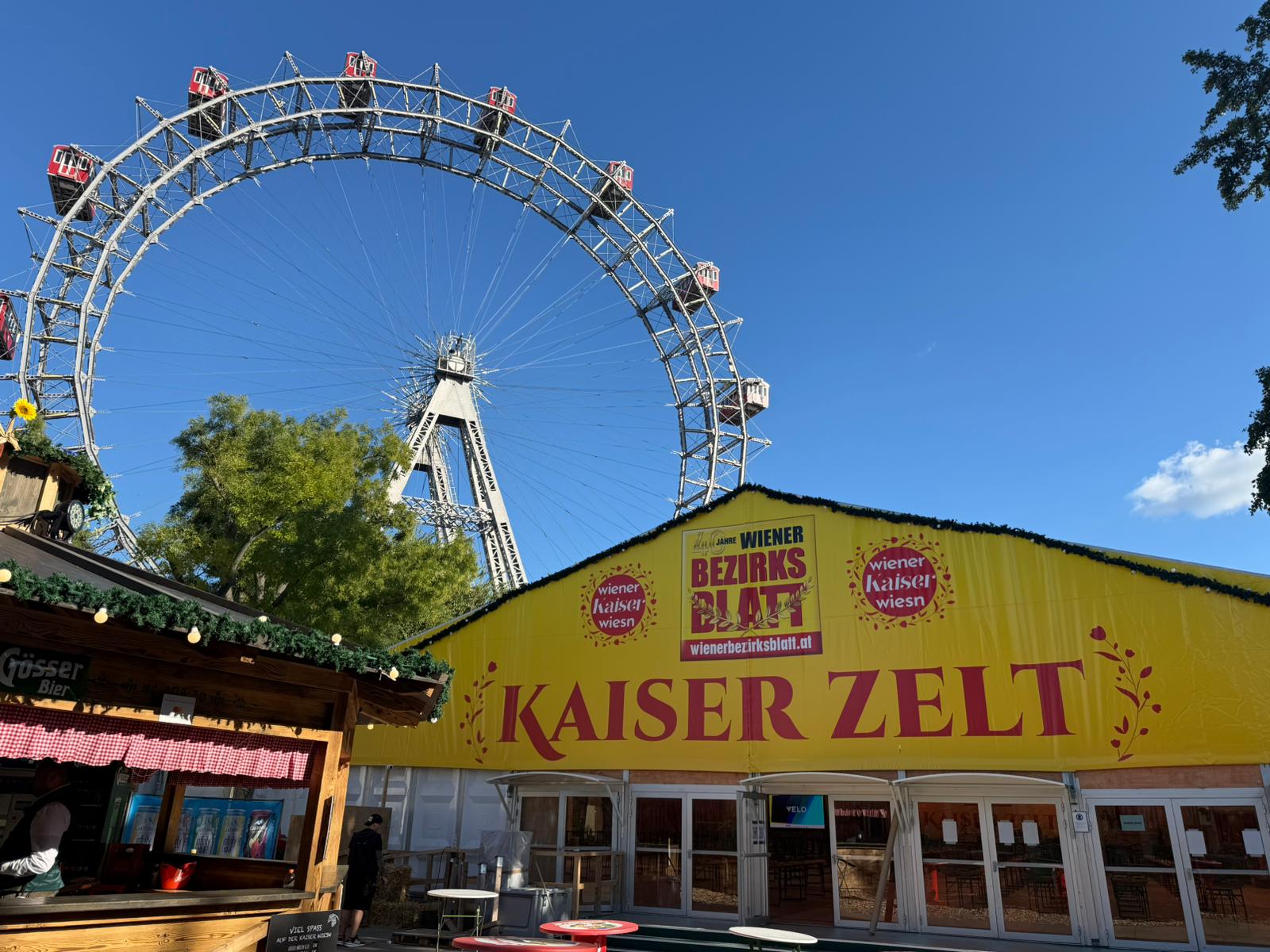 Nummer 2: Tisch am 10. Oktober auf der Kaiser Wiesn
