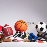 Close-up Of Sport Balls And Equipment