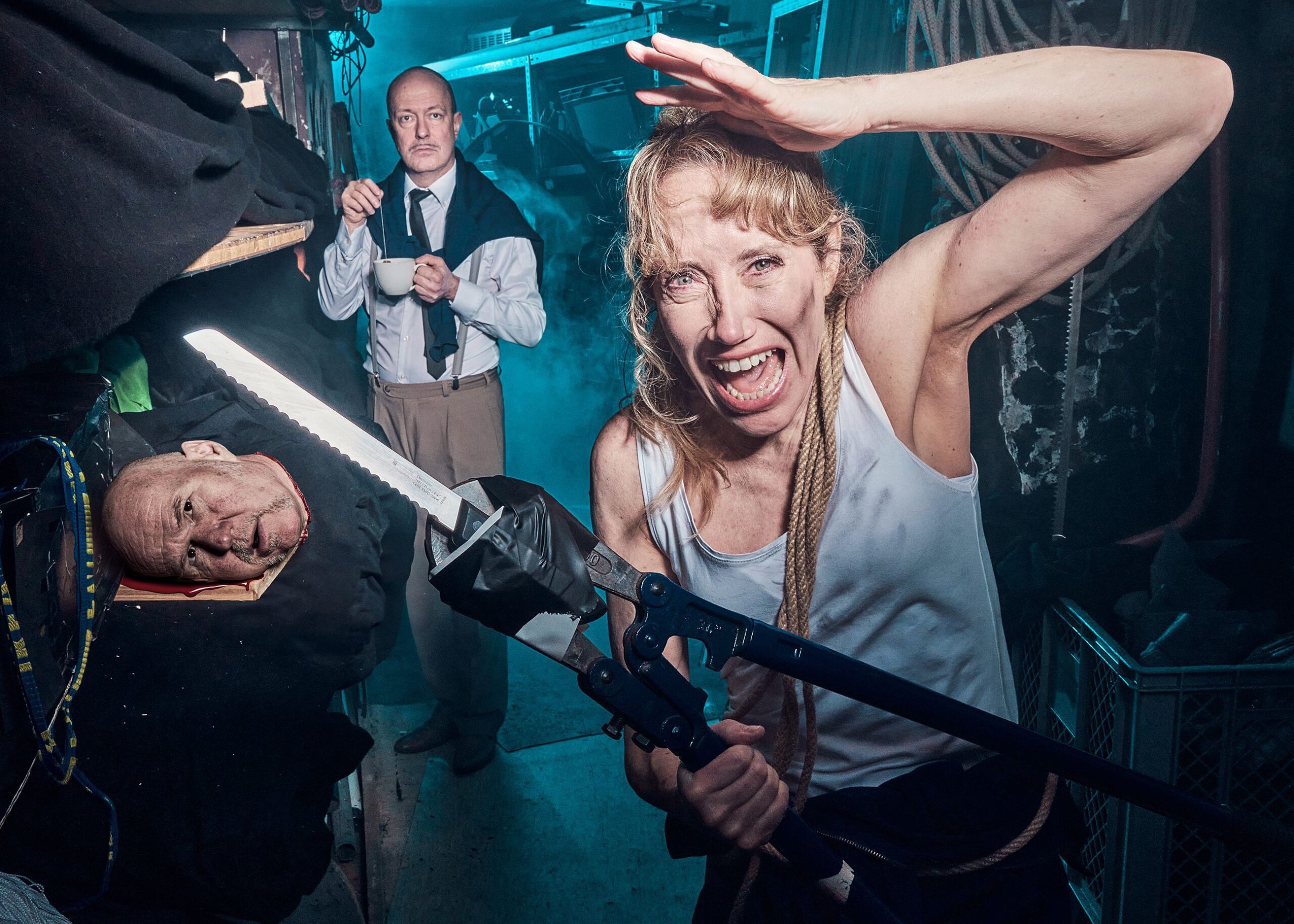 Uraufführung der Werwolf-Komödie: DER SUMPF DES GRAUENS