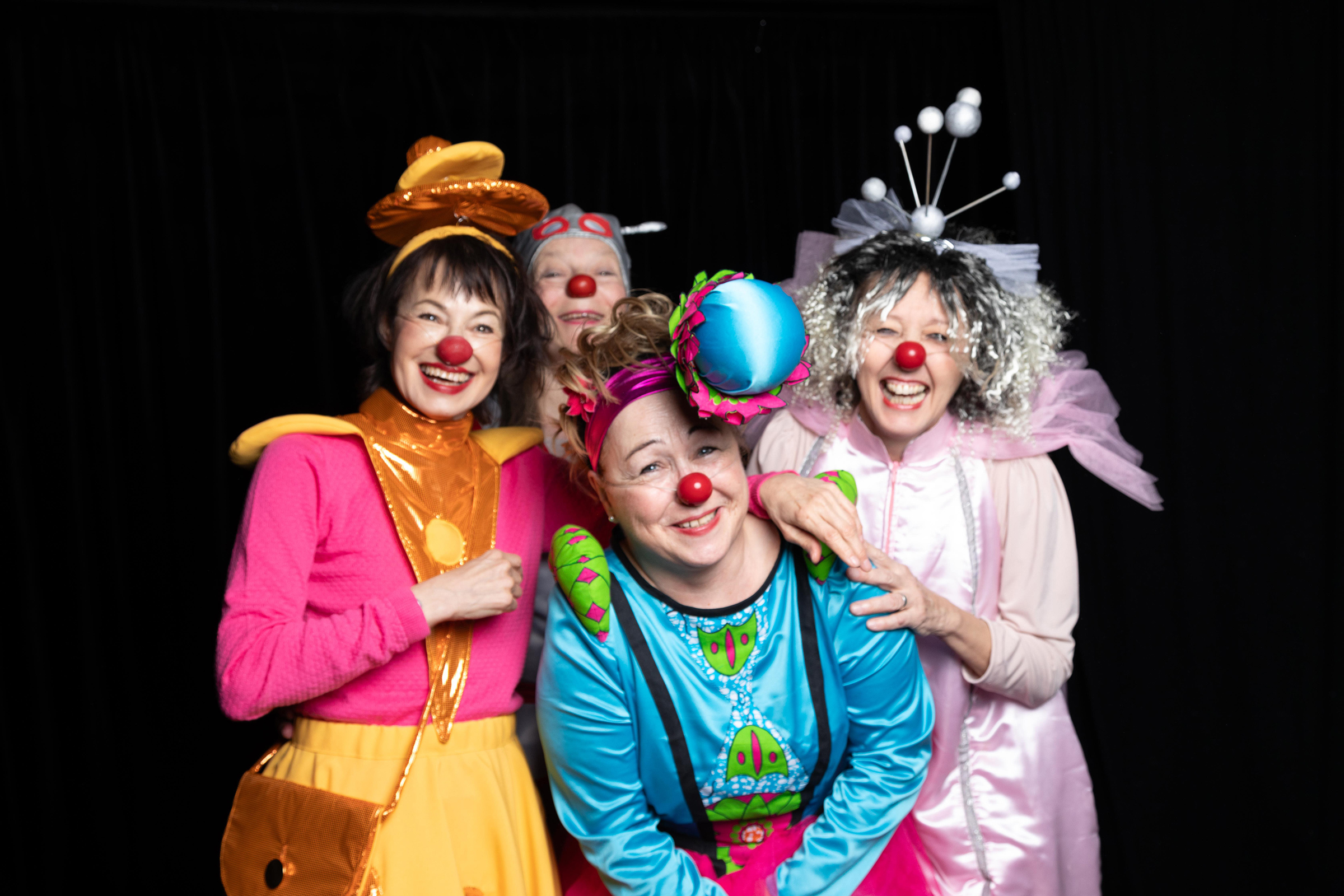 Clown-Theater: Zuckererbsen spielen für Kinder mit Diabetes