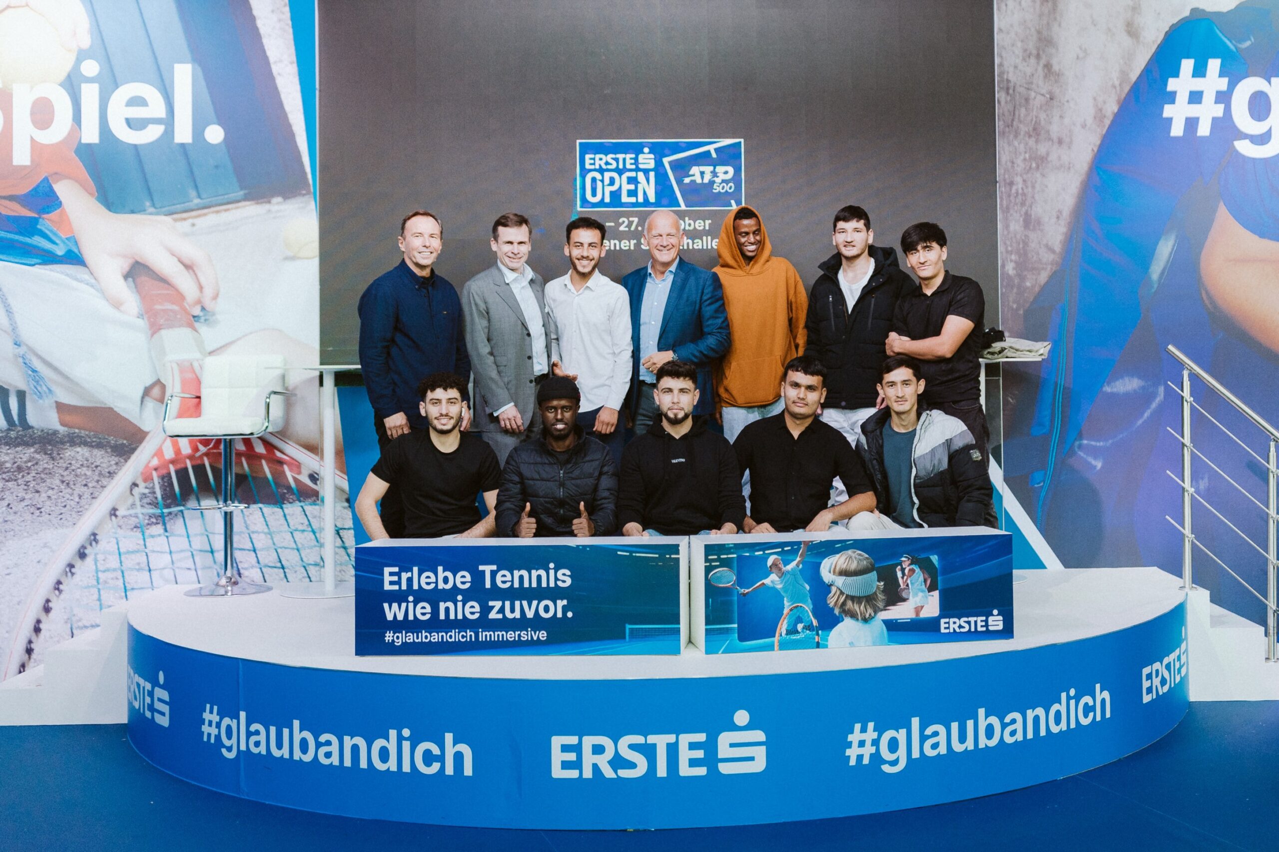 Jugendliche erleben die Erste Bank Open hautnah dank SPRINGBOARD