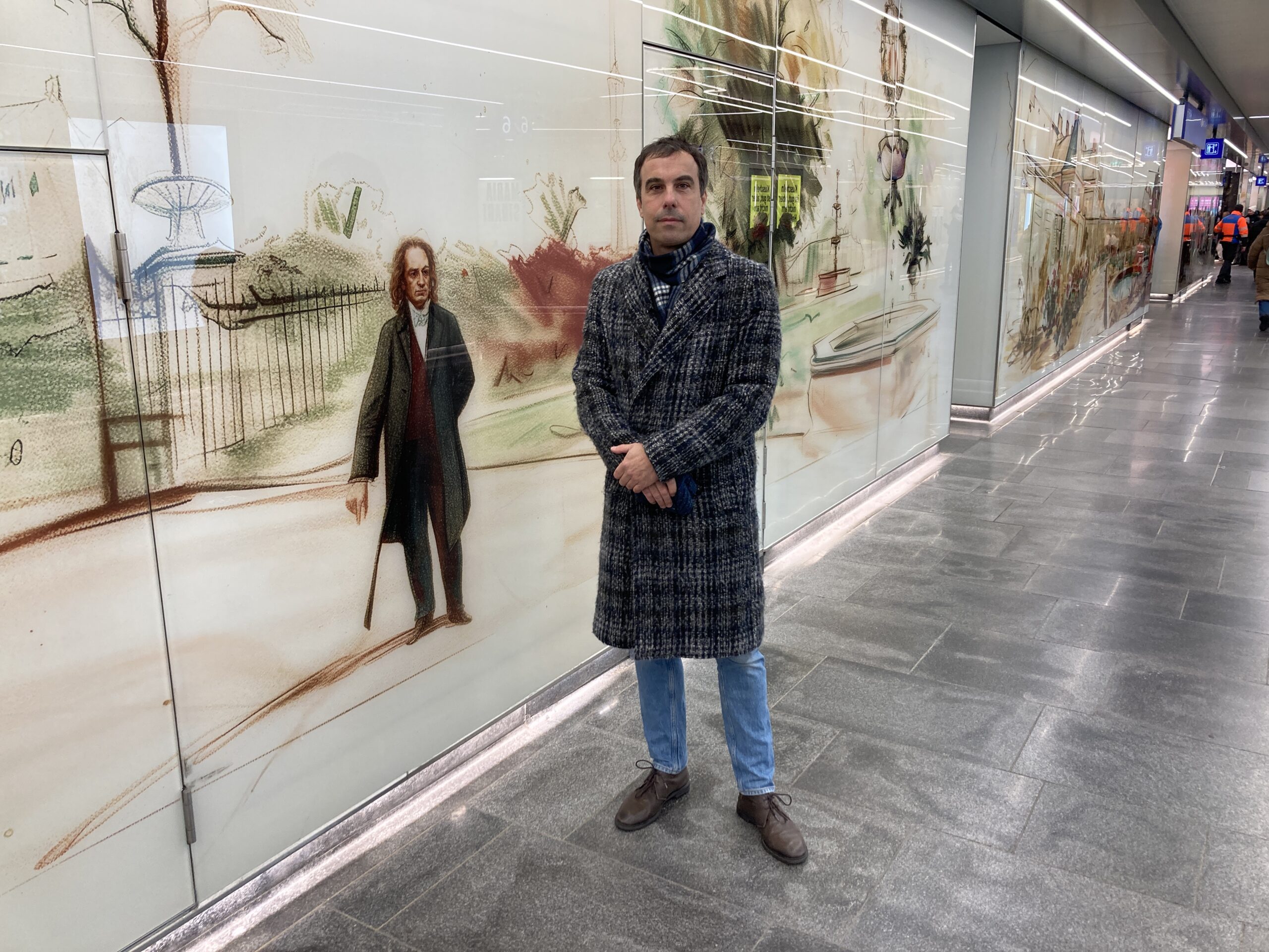 Im Bahnhof Meidling blüht der verlorene Garten