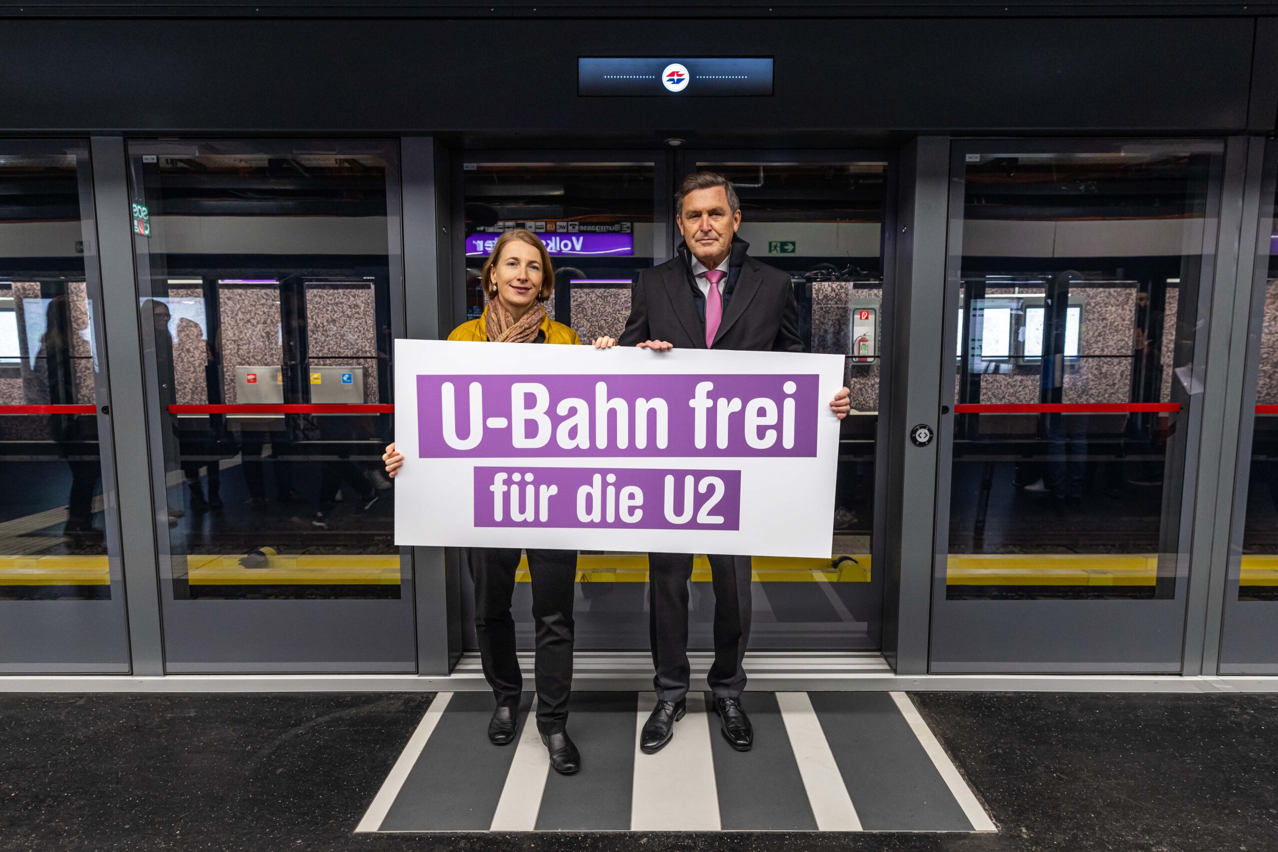 U-Bahn frei für die U2: Das Warten hat ein Ende