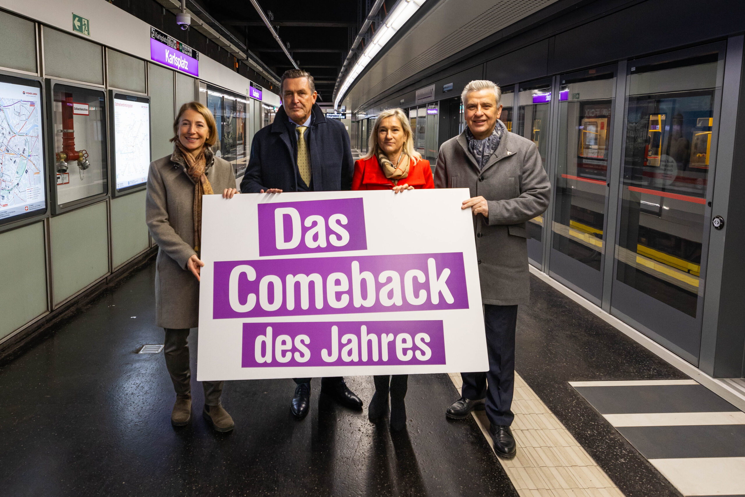 Große Erleichterung: Die U2 fährt wieder durchgehend