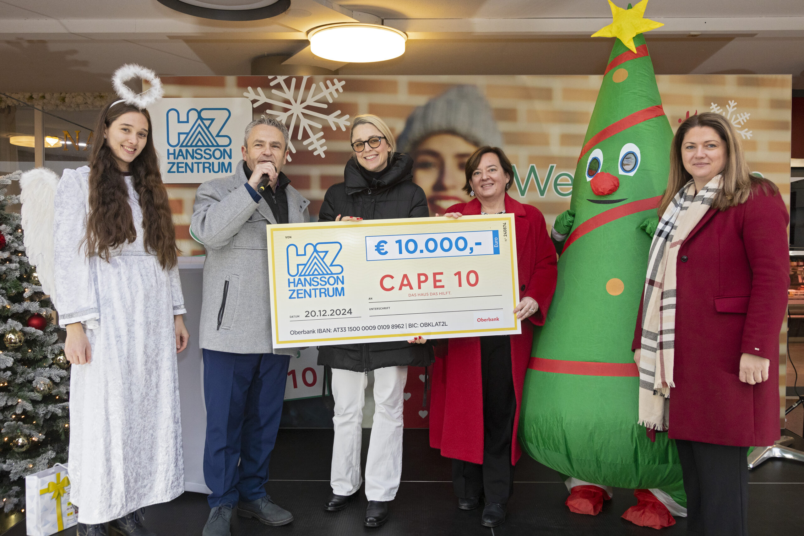 Hansson-Zentrum spendet 10.000 Euro an CAPE 10-Stiftung