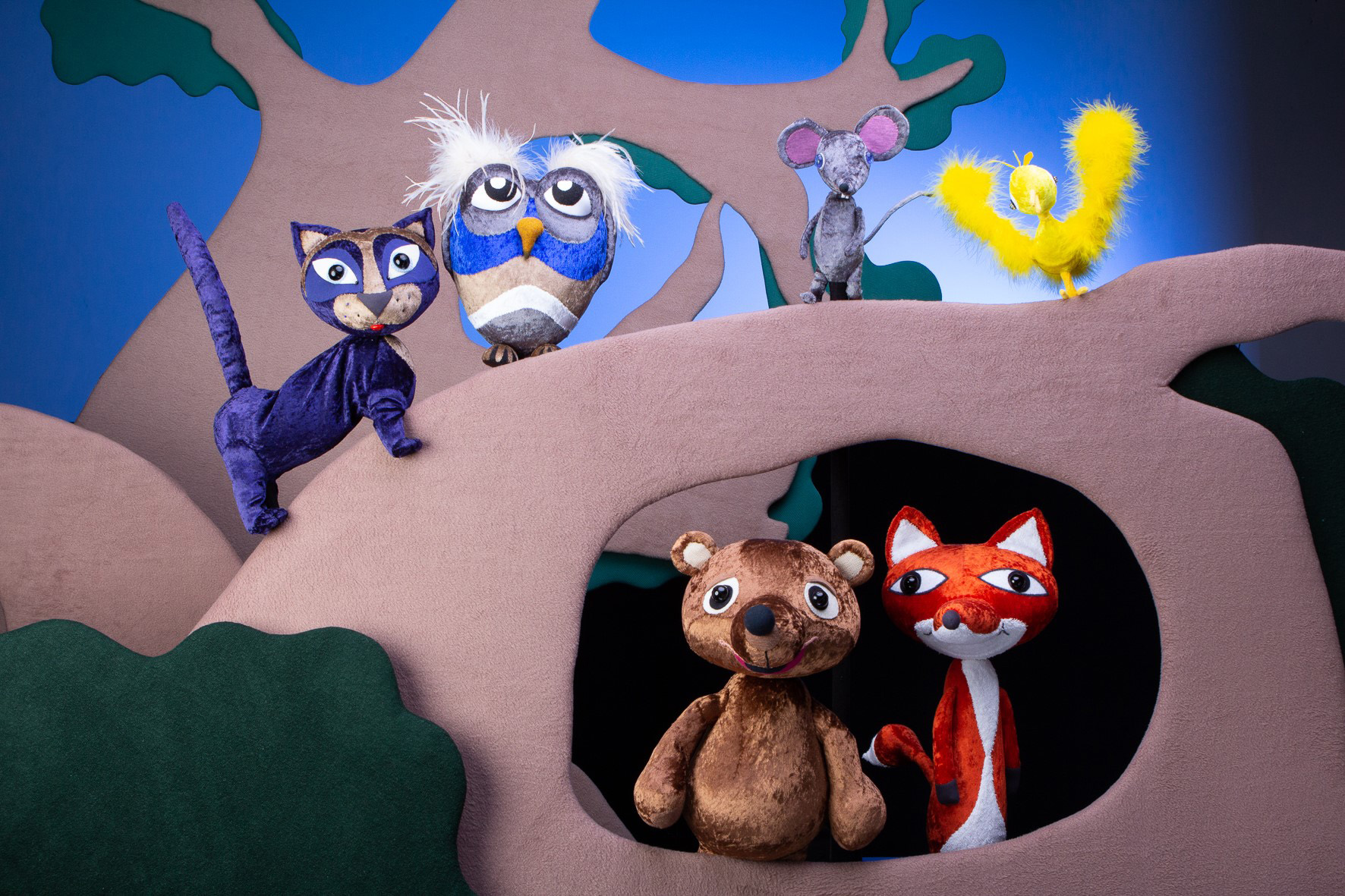 Villa Federfell: Lustiges Puppenspiel über Zusammenleben