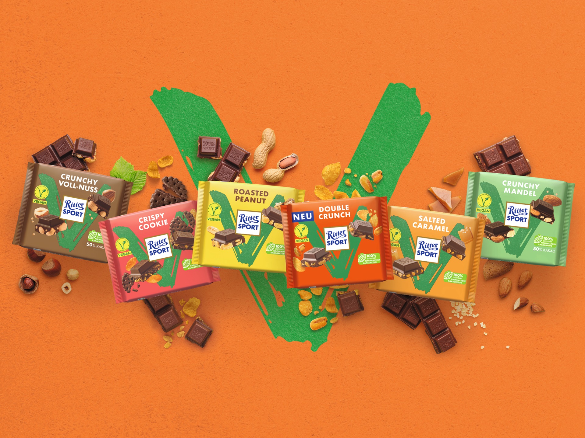Veganuary: RITTER SPORT Double Crunch aus dem Burgenland
