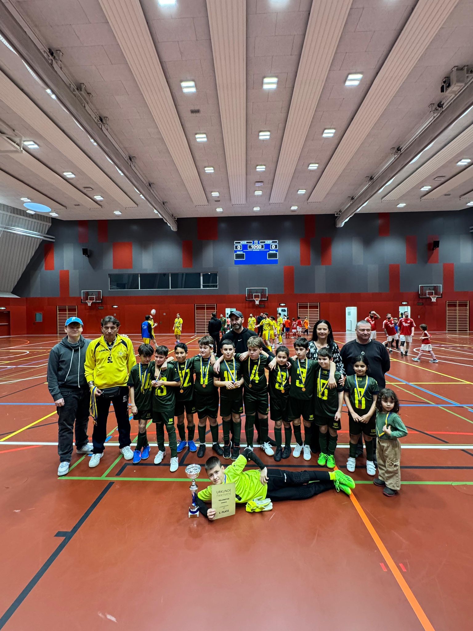 Yellow Star-Nachwuchs begeistert beim Simmeringer Hallenturnier