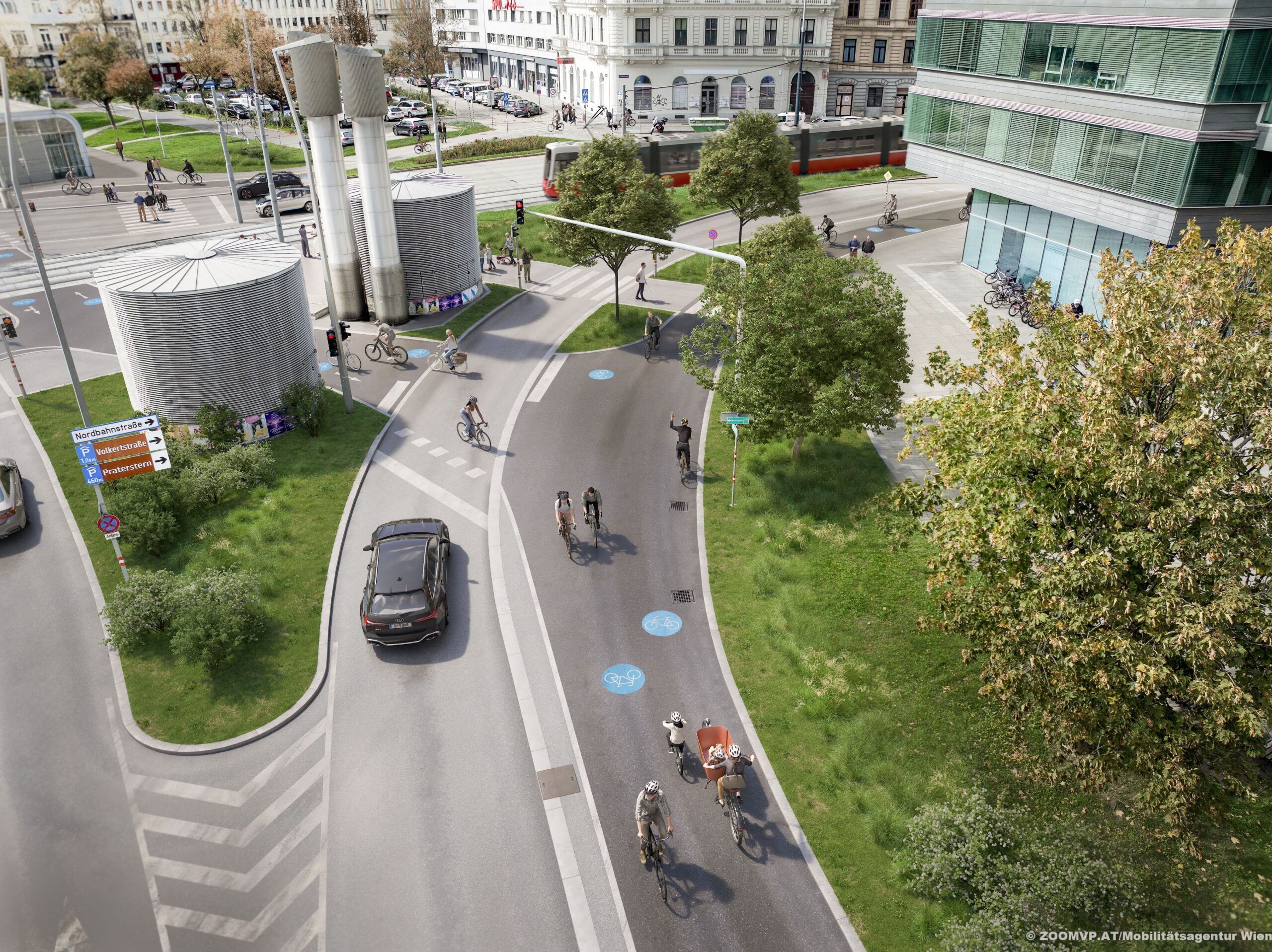Praterstern: Umbau für mehr Sicherheit und Grünflächen