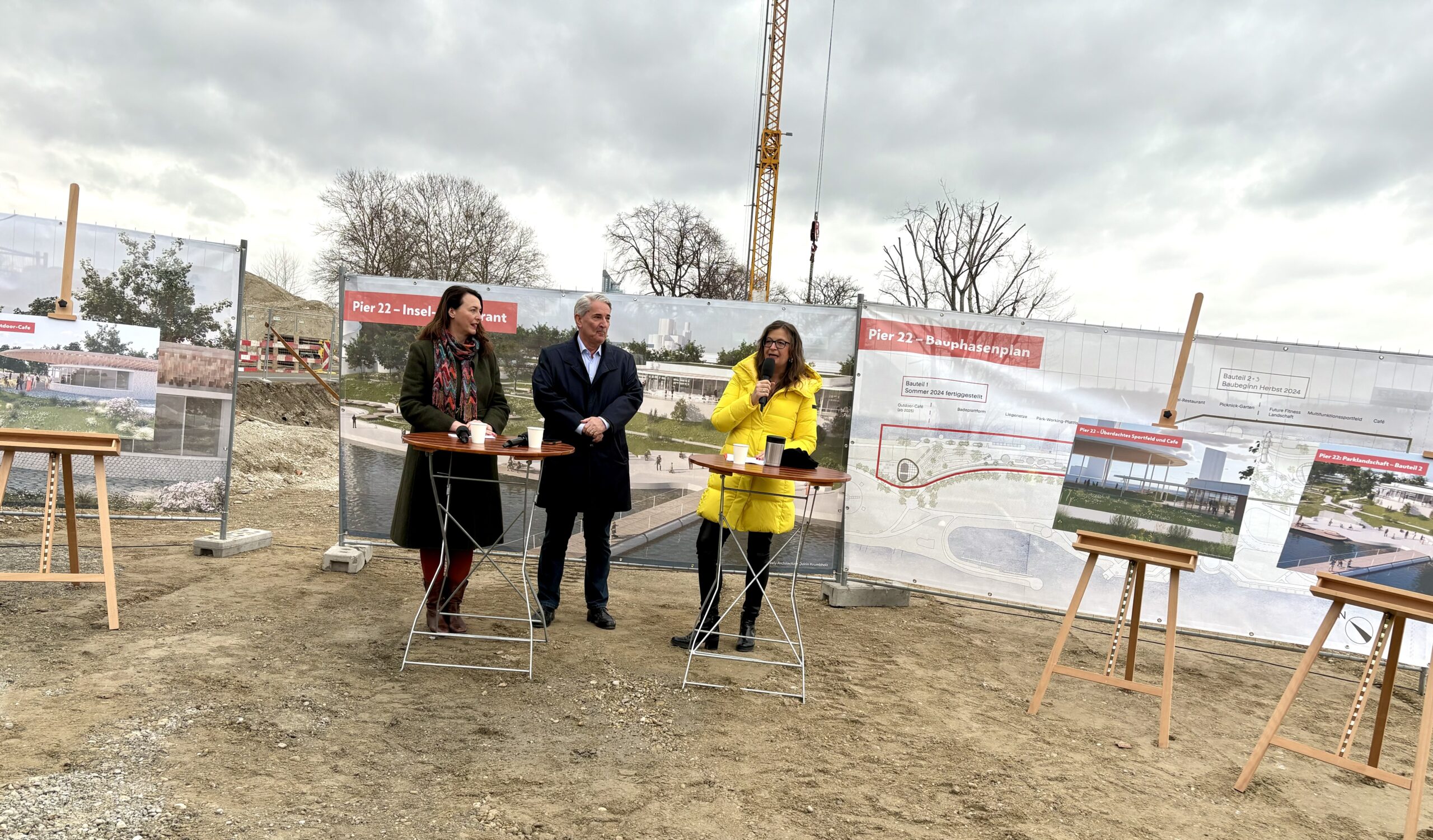 Pier 22: Zwei neue Lokale eröffnen bereits heuer!