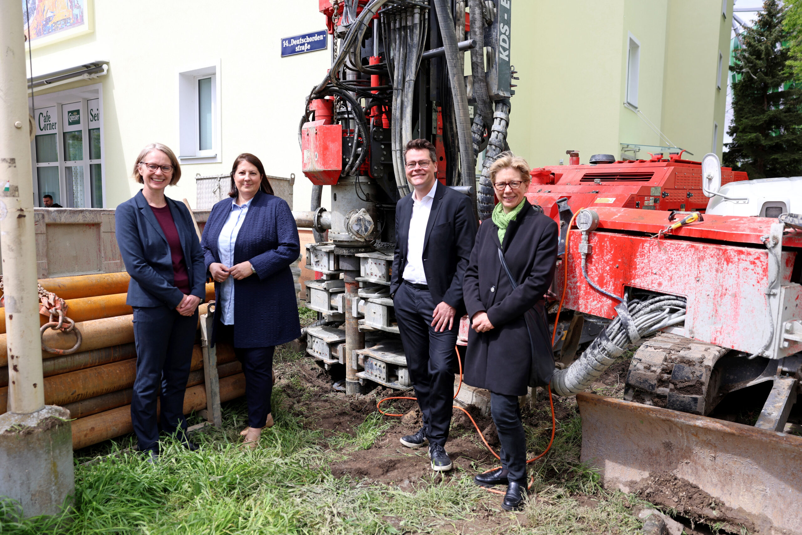 Energiezukunft im Gemeindebau: Erste Erdwärmepumpe läuft