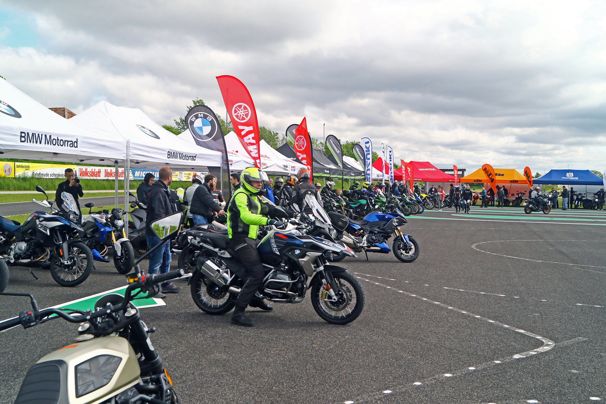 Die Motorradtesttage in den ÖAMTC-Fahrtechnik-Zentren