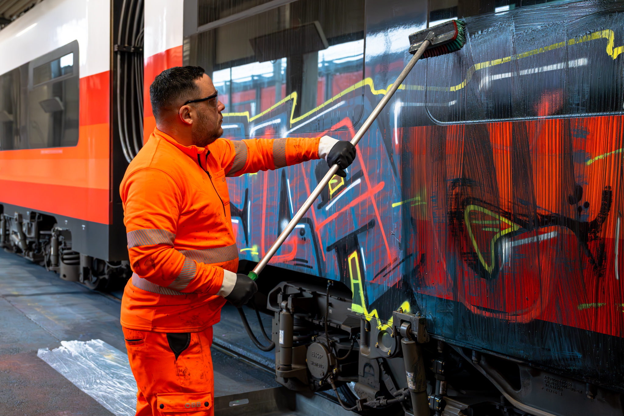 ÖBB-Graffiti-Bilanz: Schäden steigen auf 4,5 Millionen Euro