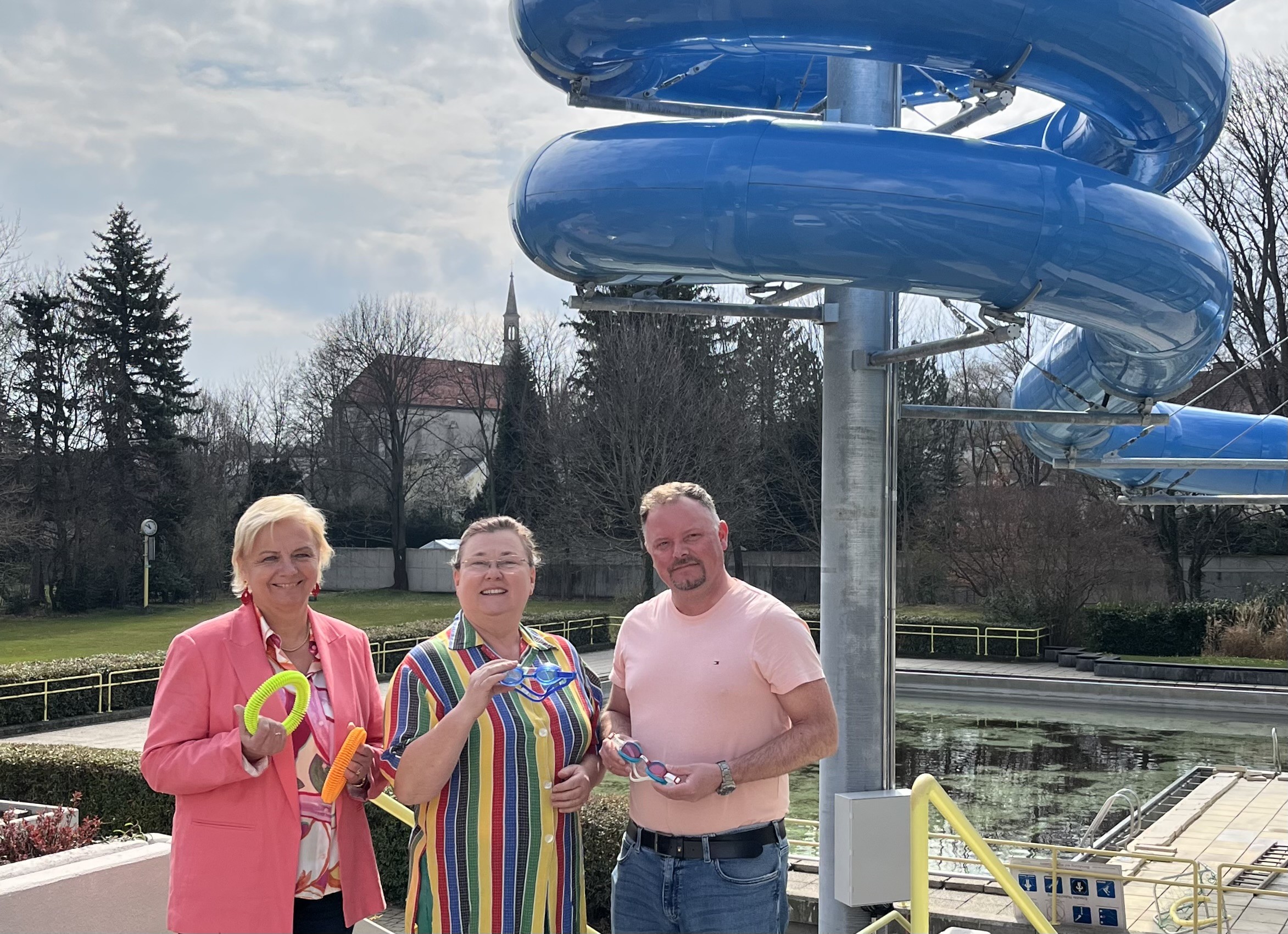 Perchtoldsdorf: Bahn frei für die neue Röhrenrutsche