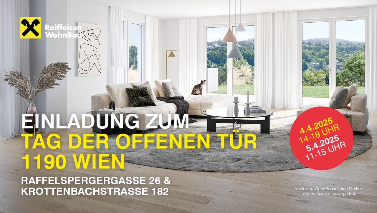 Hochwertiges Wohnen in Döbling: Besichtigung am 4. & 5. April