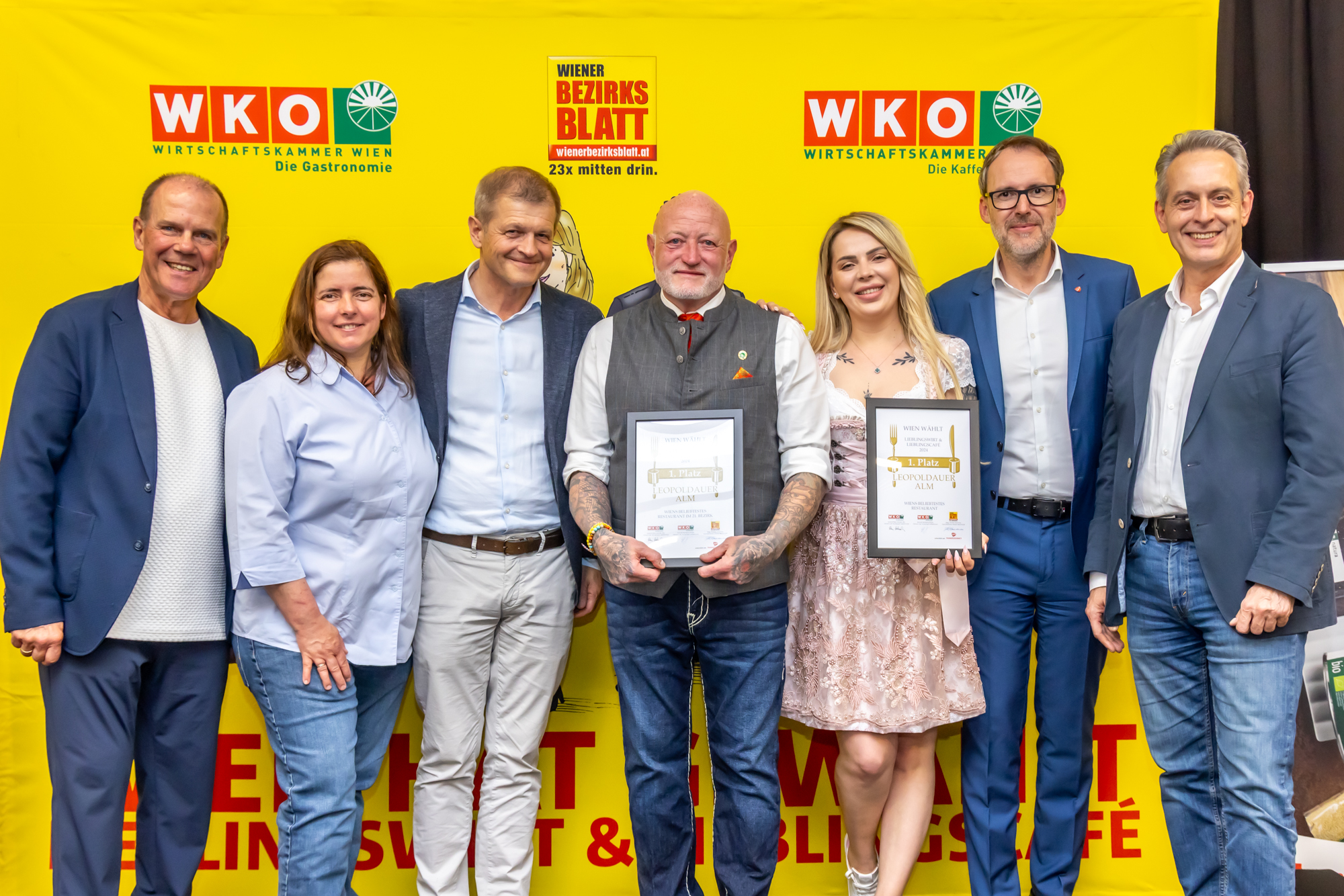 Wiener Bezirksblatt-Leser wählten die beliebtesten Gastronomen