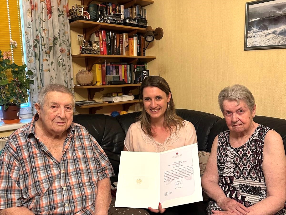 70 Jahre verheiratet: Hietzinger Paar feiert Gnaden-Hochzeit