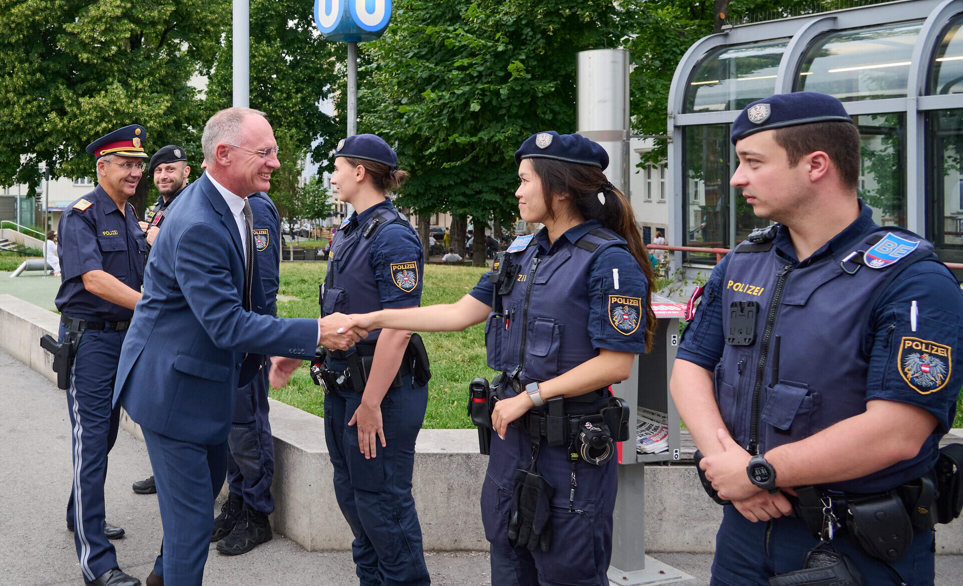 Aktion scharf der Polizei: Fünf Festnahmen, viele Anzeigen