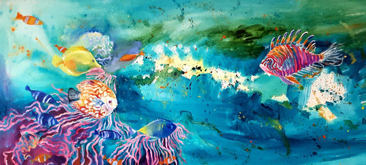 Abstrakte Impressionen begeistern in der VHS Hietzing