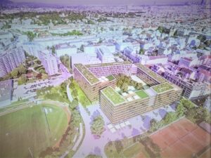 Der neue Bebauungsplan des Postsportplatzes (Bild: Krause).