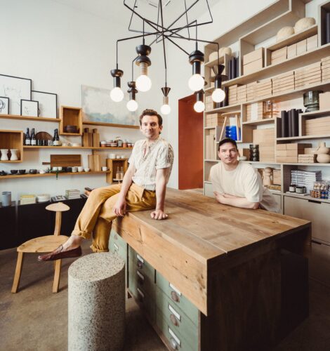 Georg Leditzky (l.) und Patrick Bauer haben ein Gespür für Design.