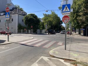 Die Kreuzung St. Veitgasse und Auhofstraße wird sicherer © Berger
