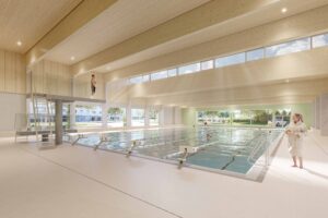 Die neue Schwimmhalle wird alle Stückerl spielen © Stadt Wien MA44