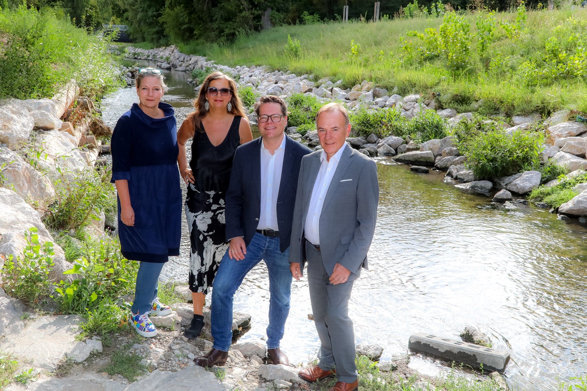 Die Liesing macht einen Schritt zurück zu Mutter Natur