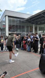 Die Gaberl-Challenge bei der U3-Endstelle (Bild: SPÖ 16).